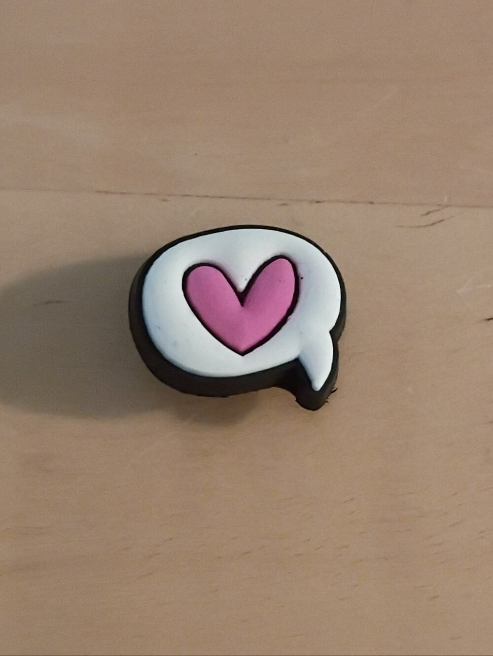 10 for $10 Jibbitz Croc Charms - Pink White Emoji Heart - New Shoe Charms